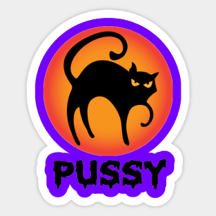 Halloween Cat Sticker